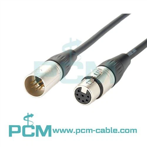 کابل میکروفون لوله XLR نر به زن 7 پین