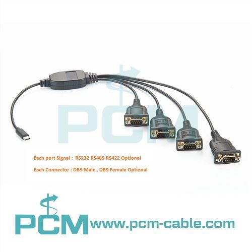 آداپتور 4 پورت USB به سریال RS232