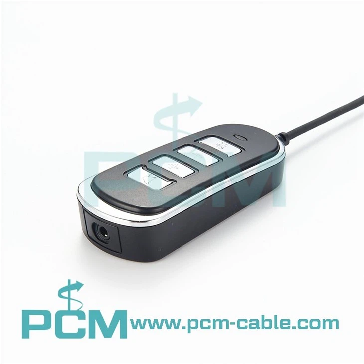 USB To 3.5mm Jack Call Center Headset Adapter Cable