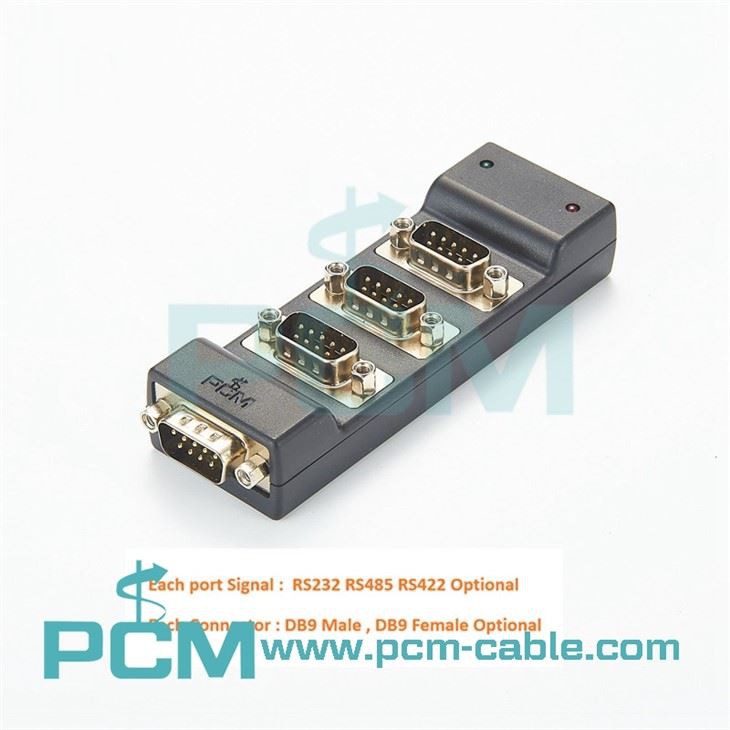 USB به 4 پورت RS{1}} جعبه با کابل