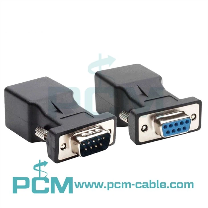 آداپتور زن DB9 RS232 به RJ45 زن