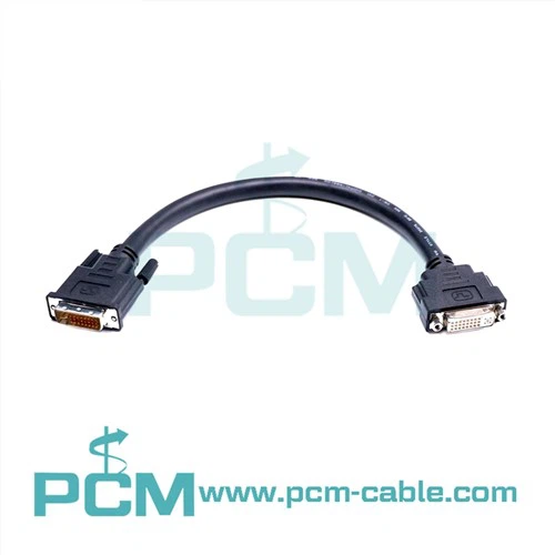 کابل DVI از جنس پورت محافظ دیجیتال نر به زن