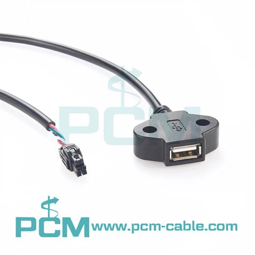 مونتاژ کابل بیش از حد قالب بندی شده USB به نانو متناسب