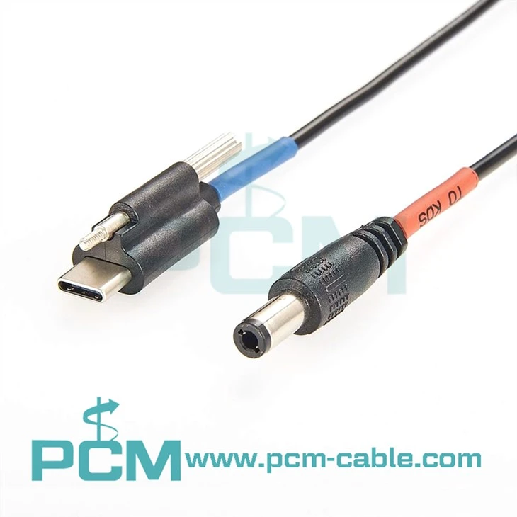 کابل برق USB 3.1 نوع C به DC