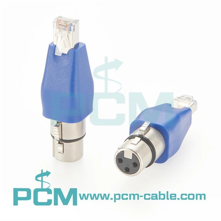 XLR to RJ45 Male DMX Adapter