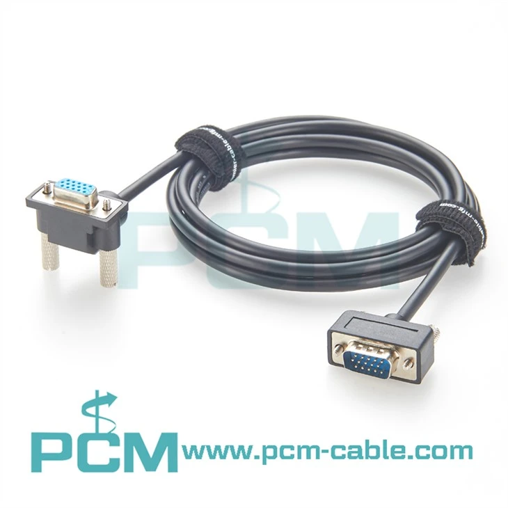 HD15 VGA SVGA 90° Up Down Angle Extension Cable