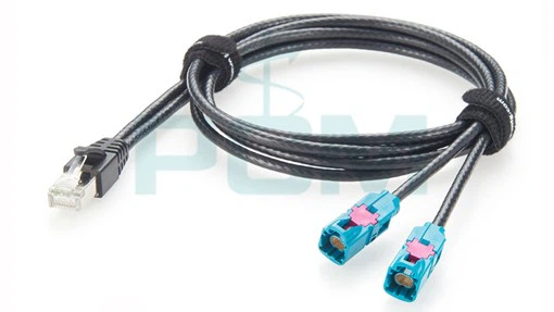 RJ45 to Rosenberger H-MTD Male Connector Ethernet Cable PCM-ZC-0087 RJ45 to Rosenberger H-MTD Male Connector Ethernet Cable PCM-ZC-0087