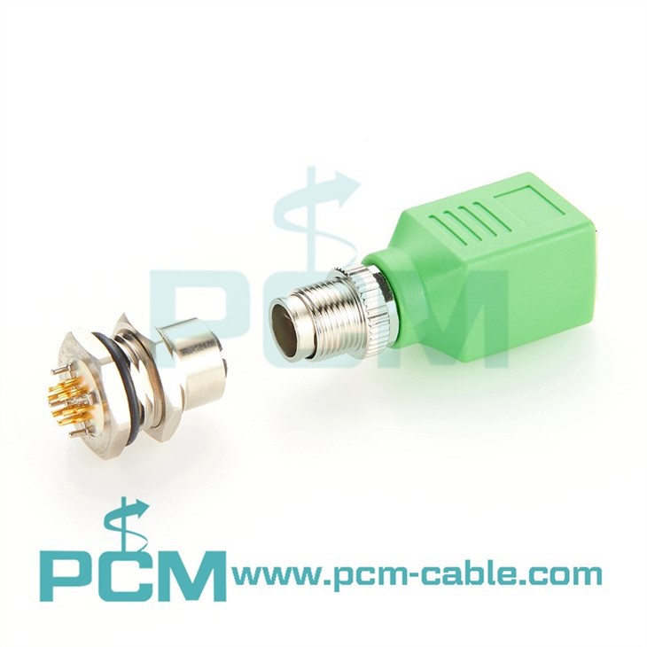 M12 Lead-through for control cabinet