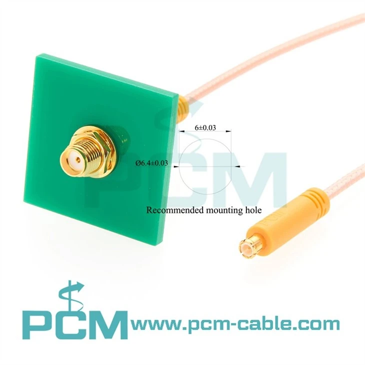 MCX to SMA Antenna Cable Assembly Low Loss