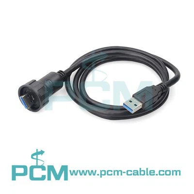 کابل USB Mini B قابل نصب ضد آب