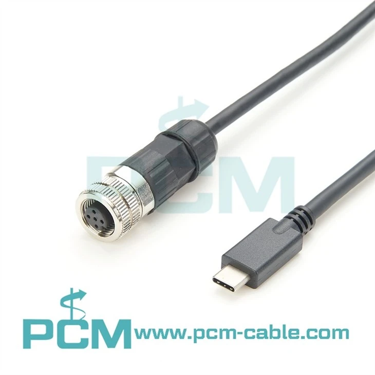 Sensor and Communication RS485 Cable USB to M8 M12
