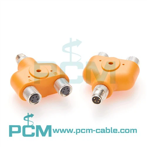 آداپتور اتصال سنسور اتوماسیون الکتریکی M8 Y-Splitter